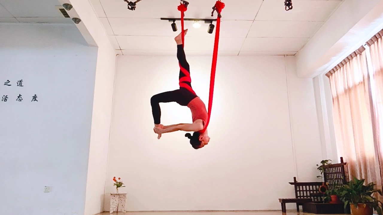 Aerial yoga aerial flow  空中瑜伽 空瑜舞韵 空中后弯眼镜蛇