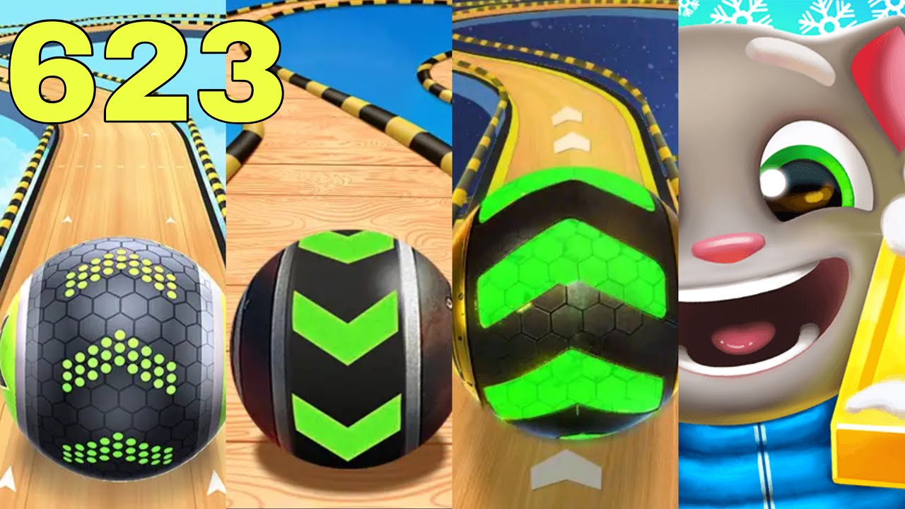 Going Balls - SpeedRun Challenge VS Rolling Balls,Space Rolling Balls, Tom Gold Run Walkthrough 623