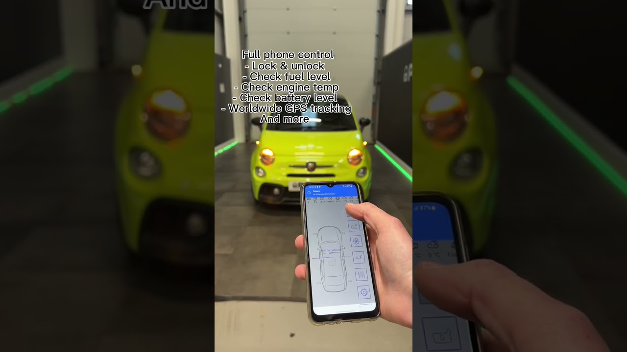 Some SmartPro features 🔐 #caralarms #carsecurity #remotestart