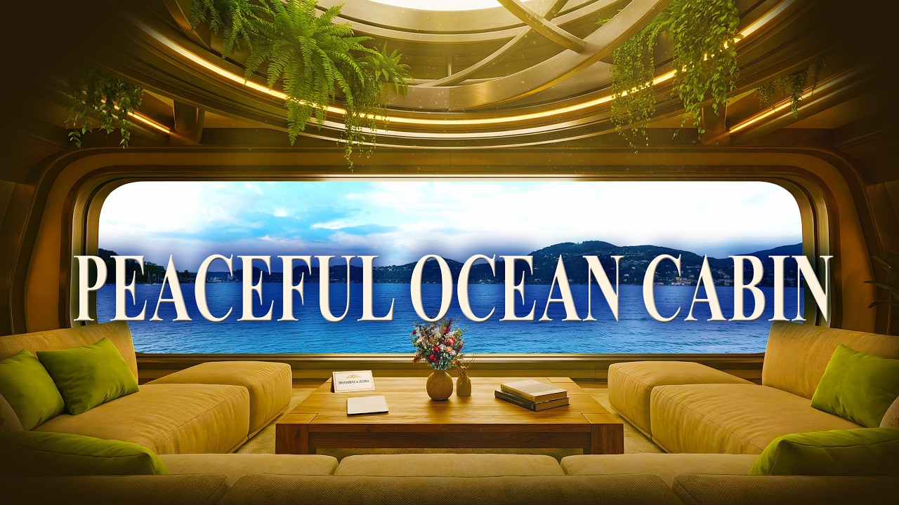 Peaceful Ocean Cabin Ambience I Organic Luxury Meditation