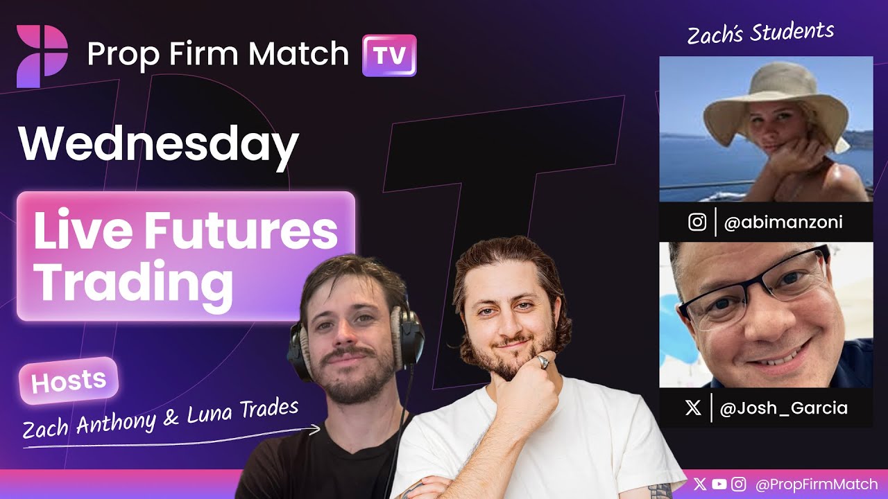 LIVE Futures Trading | London & New York Session | Big News Week | Prop Firm Match TV