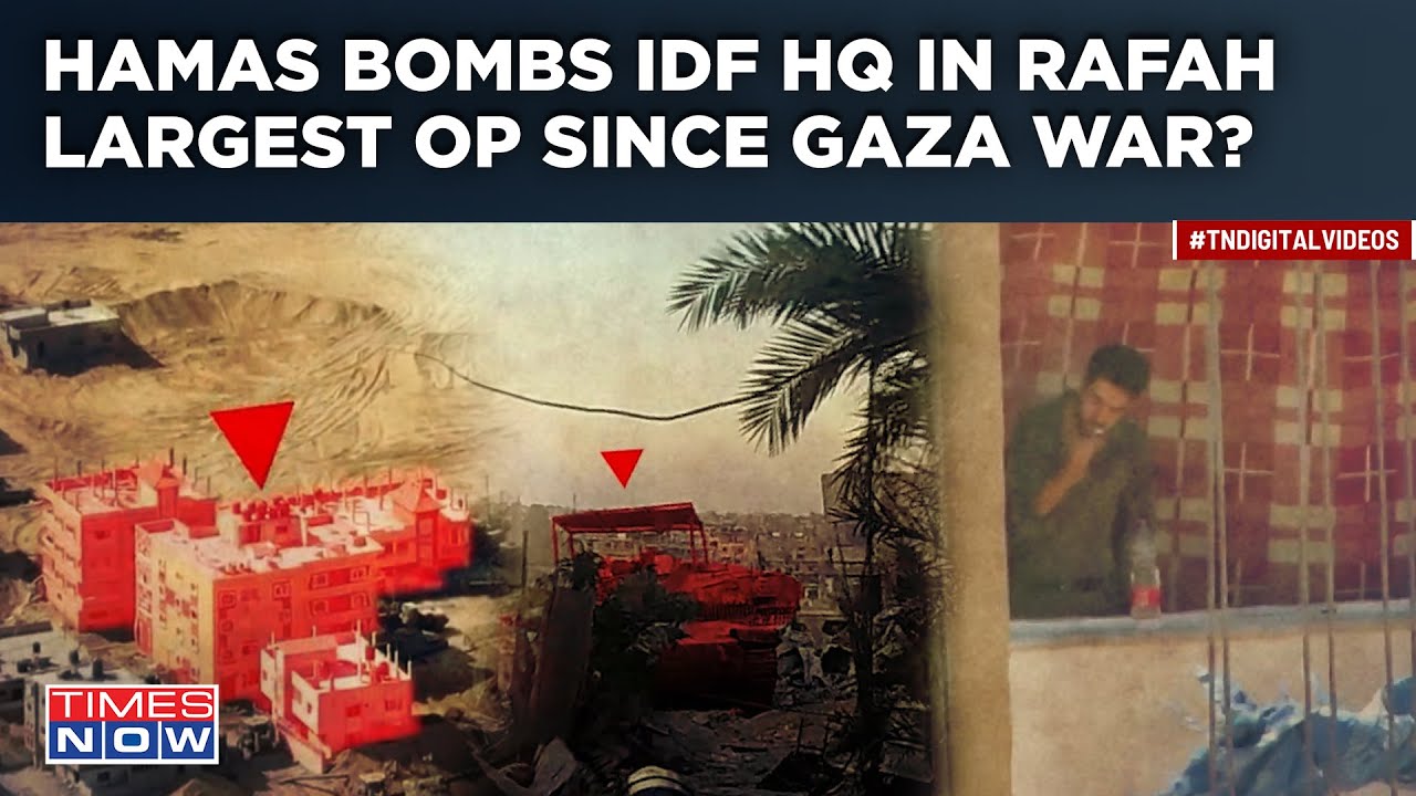 Hamas Raids IDF's Command HQ In Gaza's Rafah| Al Qassam's Largest Ops Against Israel On Cam | Watch
