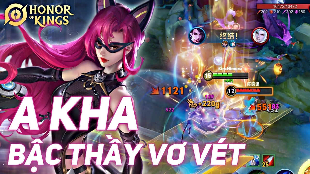 [ HONOR OF KINGS / VGVD ] VÉT MẠNG GÁNH TEAM CỰC GẮT CÙNG BÀ TRÙM VƠ VÉT A KHA ( MIÊU NỮ )