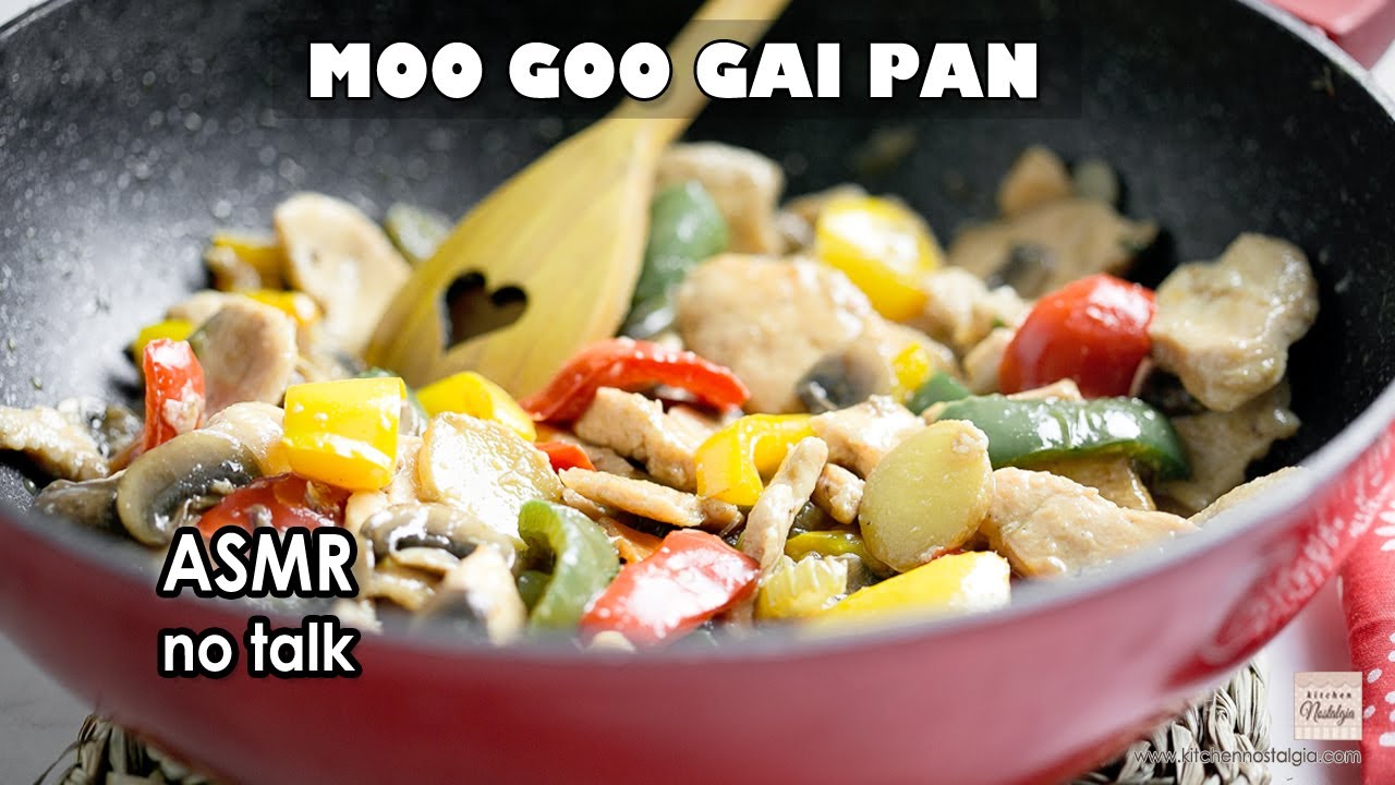 You'll NEVER order TAKEOUT again: Moo Goo Gai Pan - ASMR Cooking, No Talking, No Music
