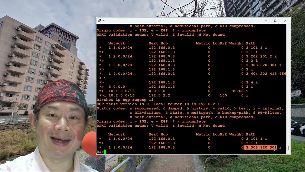 Cisco IOS: Regex, BGP AS-Path