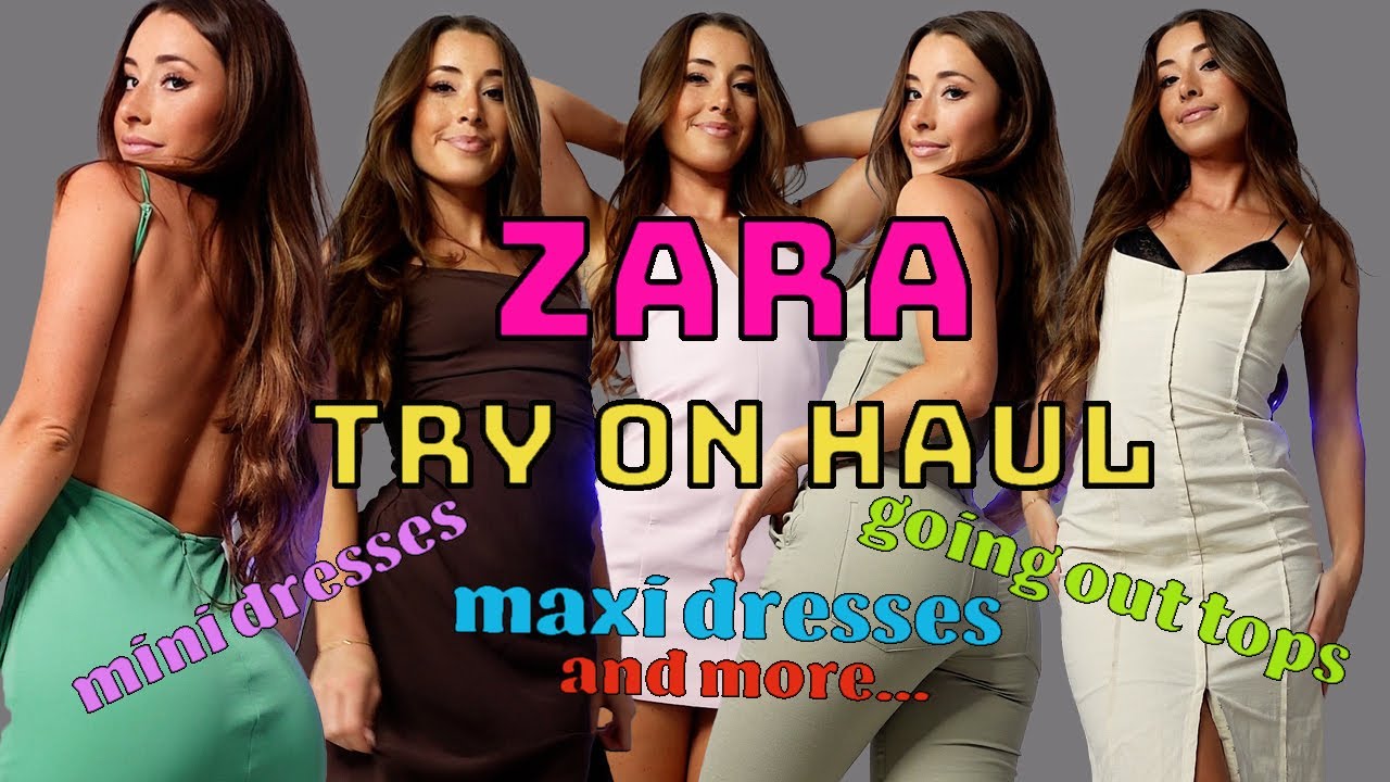 Zara Try On Haul (mini dresses, going out tops, and more!)
