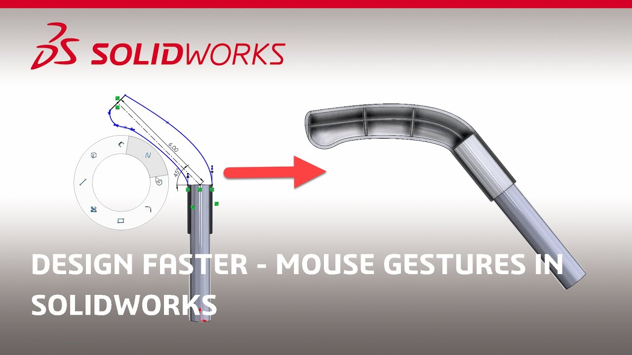 Design Faster &ndash; Mouse Gestures in SOLIDWORKS
