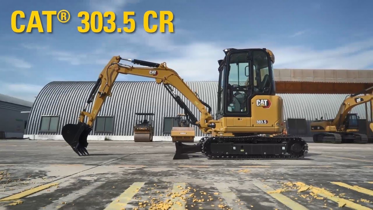 Cat® 303.5 CR Mini Excavator Walkaround (Thai)