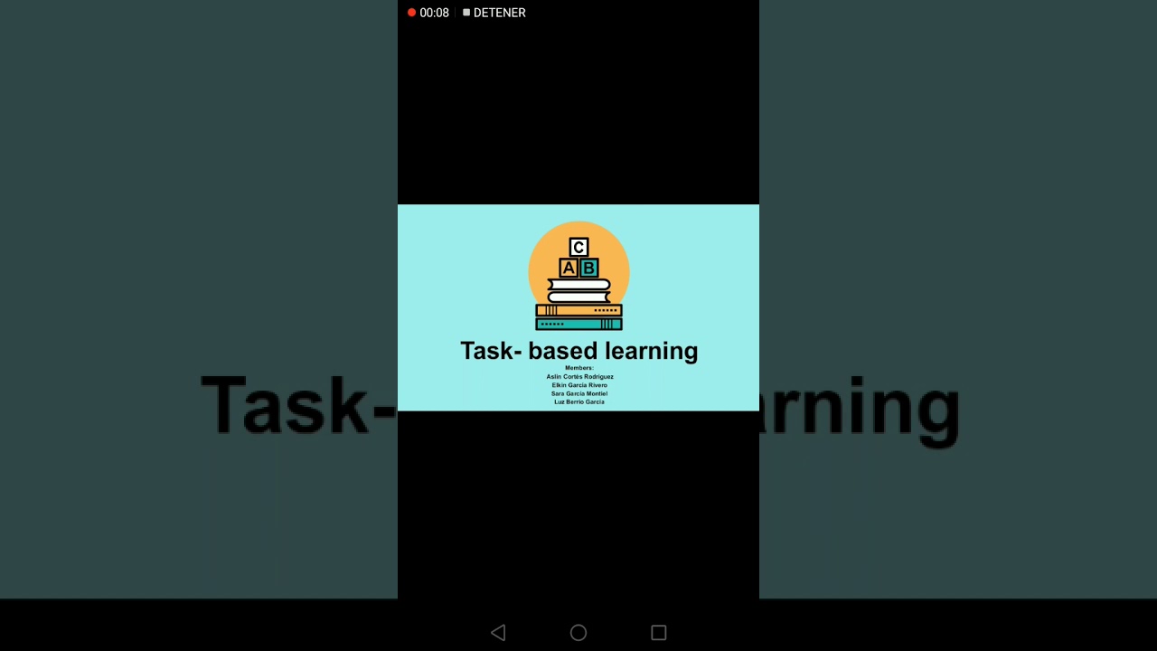Task based learning (TBL)