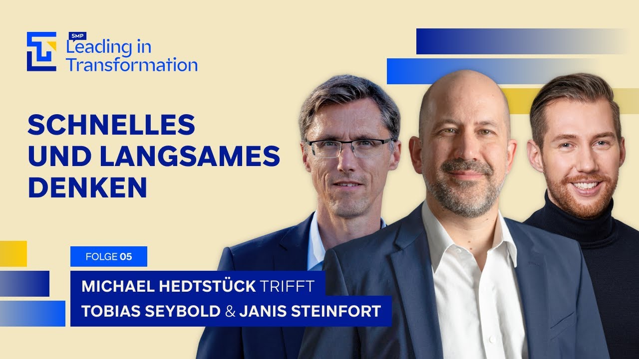 Schnelles und langsames Denken – #5 SMP LiT mit Tobias Seybold und Janis Steinfort