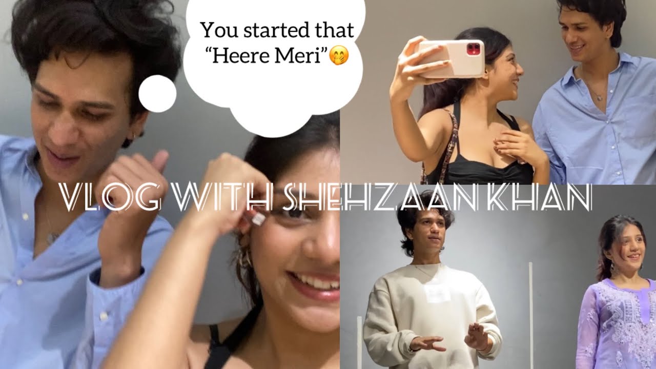 Who made Shehzaan Khan blush the first time 😳🤭| Dance Vlog & Gossip | Answering all the comments 🦋