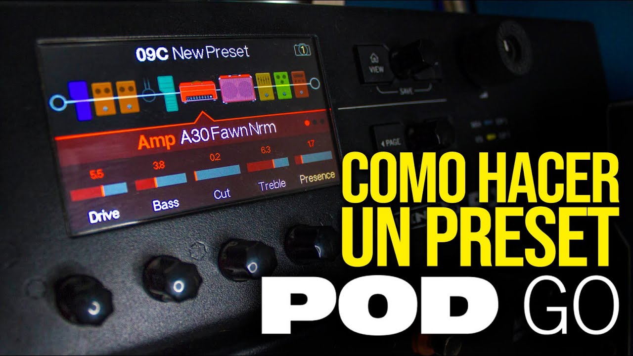 ¿Como hacer tus PRESETS en la POD GO de Line 6? ► Sebastian Mora