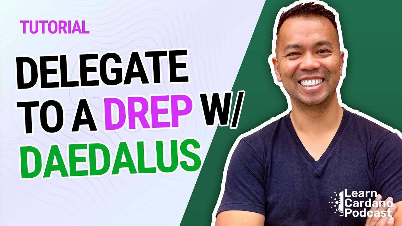 How Delegate to a DRep w/ Daedalus Wallet, Cardano Governance