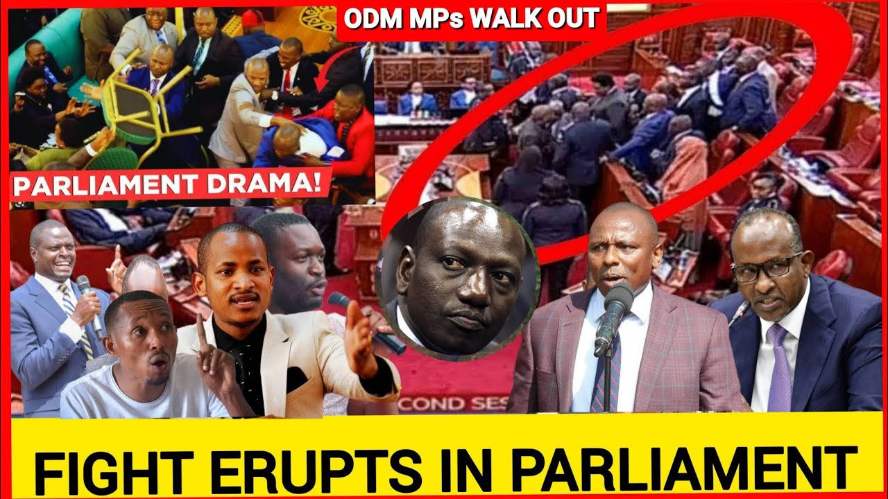 BREAKING! Fight erupts in parliament today! Angry ODM and KK MPs disagree with Ruto bribe remarks 