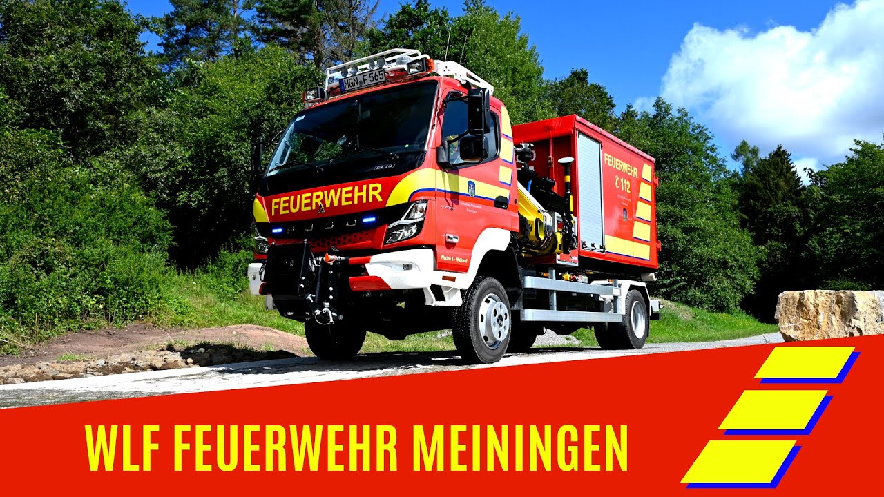 WLF Mitsubishi Fuso Feuerwehr Meiningen - Wache 5 Walldorf