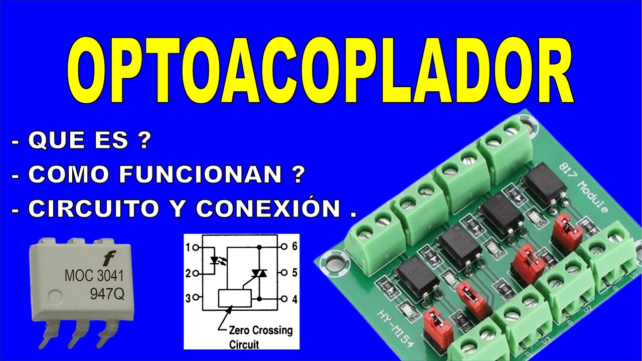 optoacoplador ( aislante electrónico )