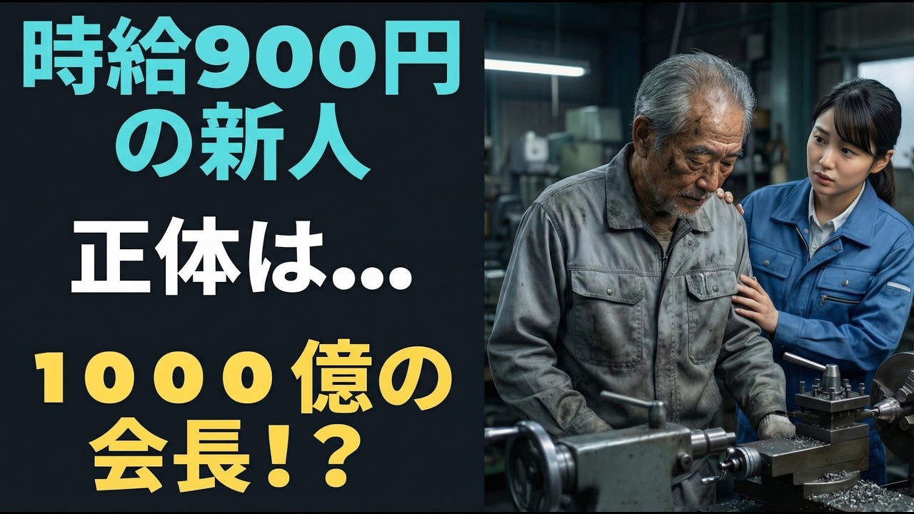 時給900円の新人作業員が実は年商1000億の会長？現場の事故を隠蔽しようとした工場長の末路がヤバすぎる…