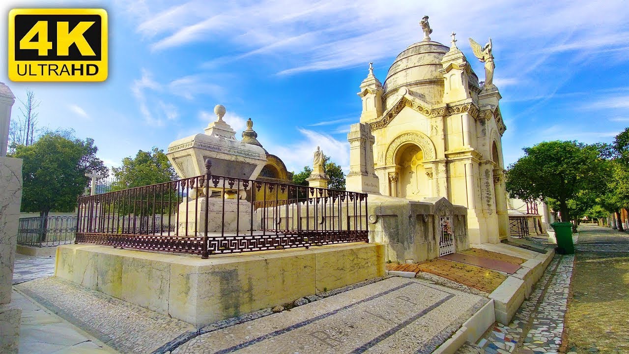 Old Cemetery Relaxing Walking Tour | Malaga Spain [4K]