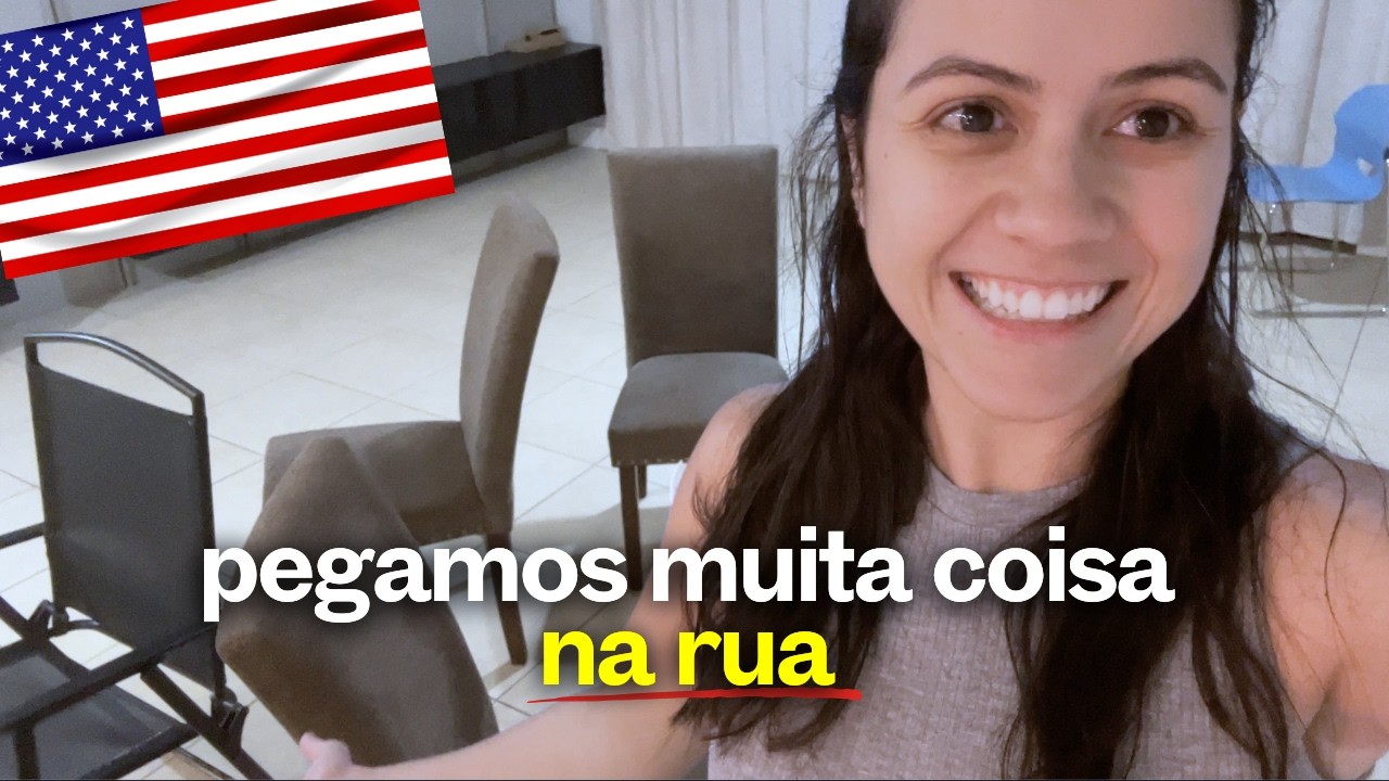 O que meus vizinhos JOGARAM NO LIXO! Mais de 500 DÓLARES em MÓVEIS