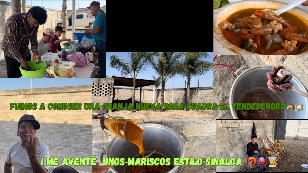 Nueva granja para más caballerisas i un caldo de camarón estilo Sinaloa !!!