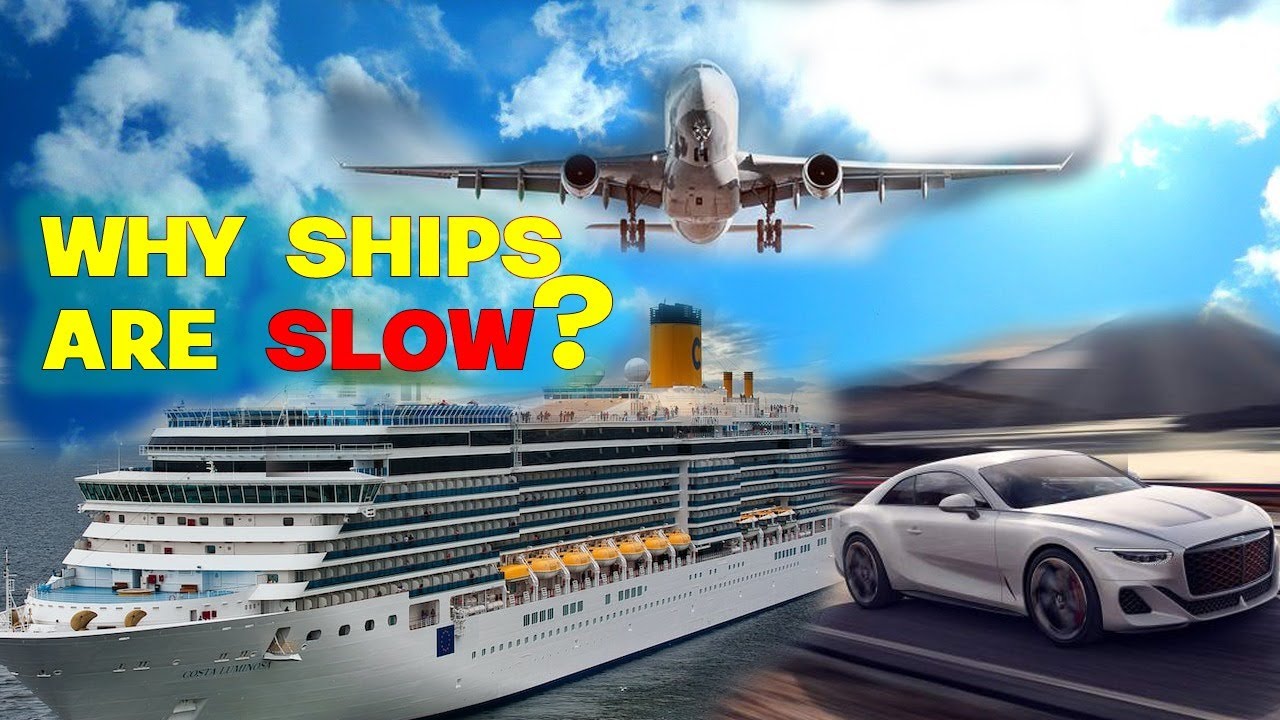 Why can&rsquo;t ships travel as fast as cars or planes?