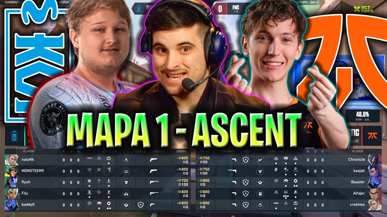 EL NUEVO KOI SE ENFRENTA AL MEJOR FNATIC! | KOI vs FNC MAPA 1 ASCENT VCT EMEA 2025 STAGE 2