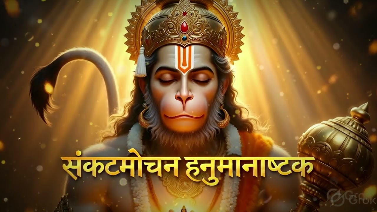 संकटमोचन हनुमानाष्टक | सुनते ही संकट दूर होंगे | Powerful Hanuman Bhajan | DevAI Darshan
