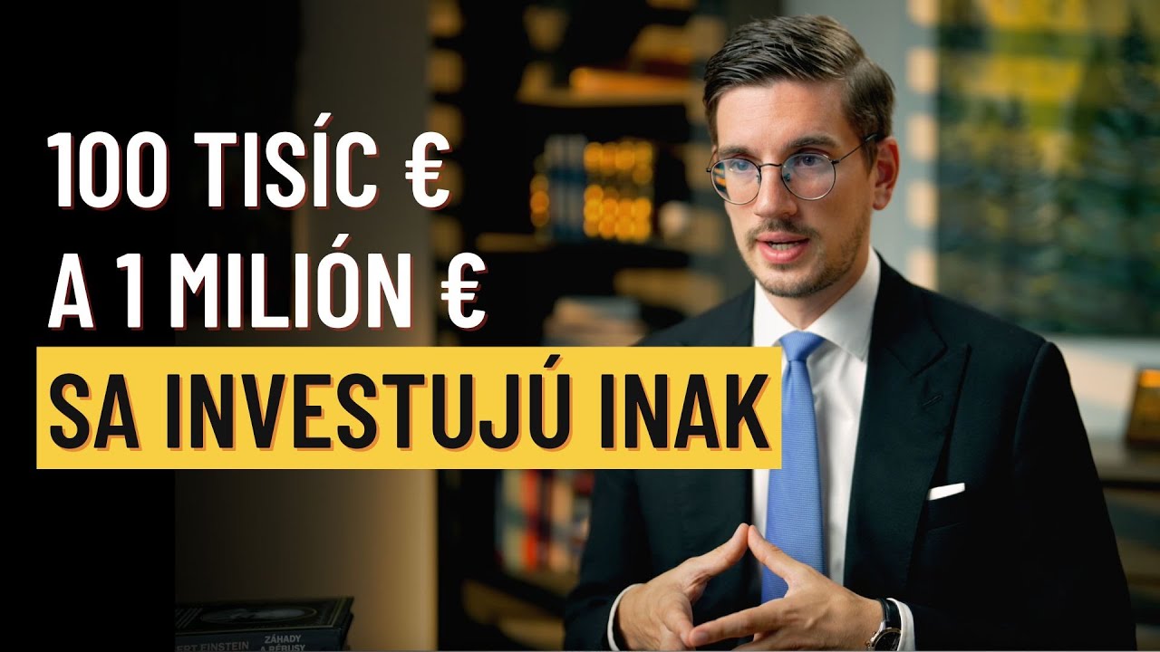 V čom je rozdiel investovať 100 tisíc a 1 milión EUR?