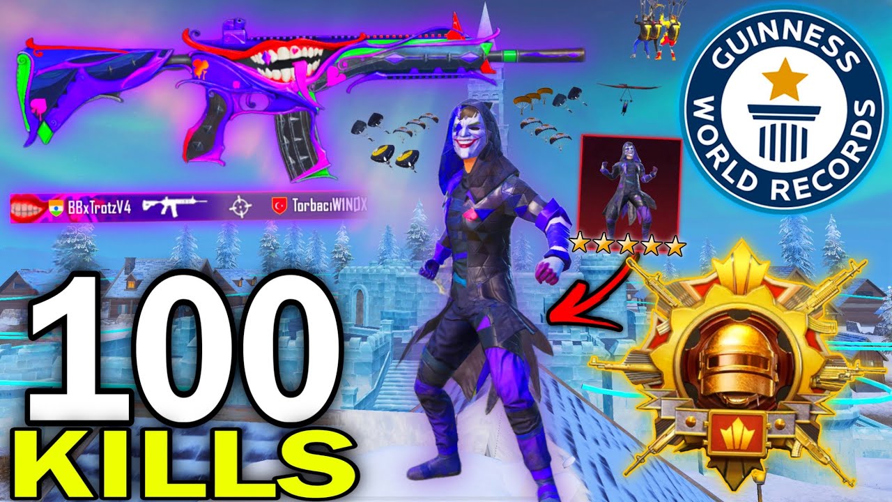 100 KILLS!🔥 IN 3 MATCHES FASTEST GAMEPLAY With JOKER SET😍SAMSUNG,A7,A8,J2,J3,J4,J5,J6,J7,XS
