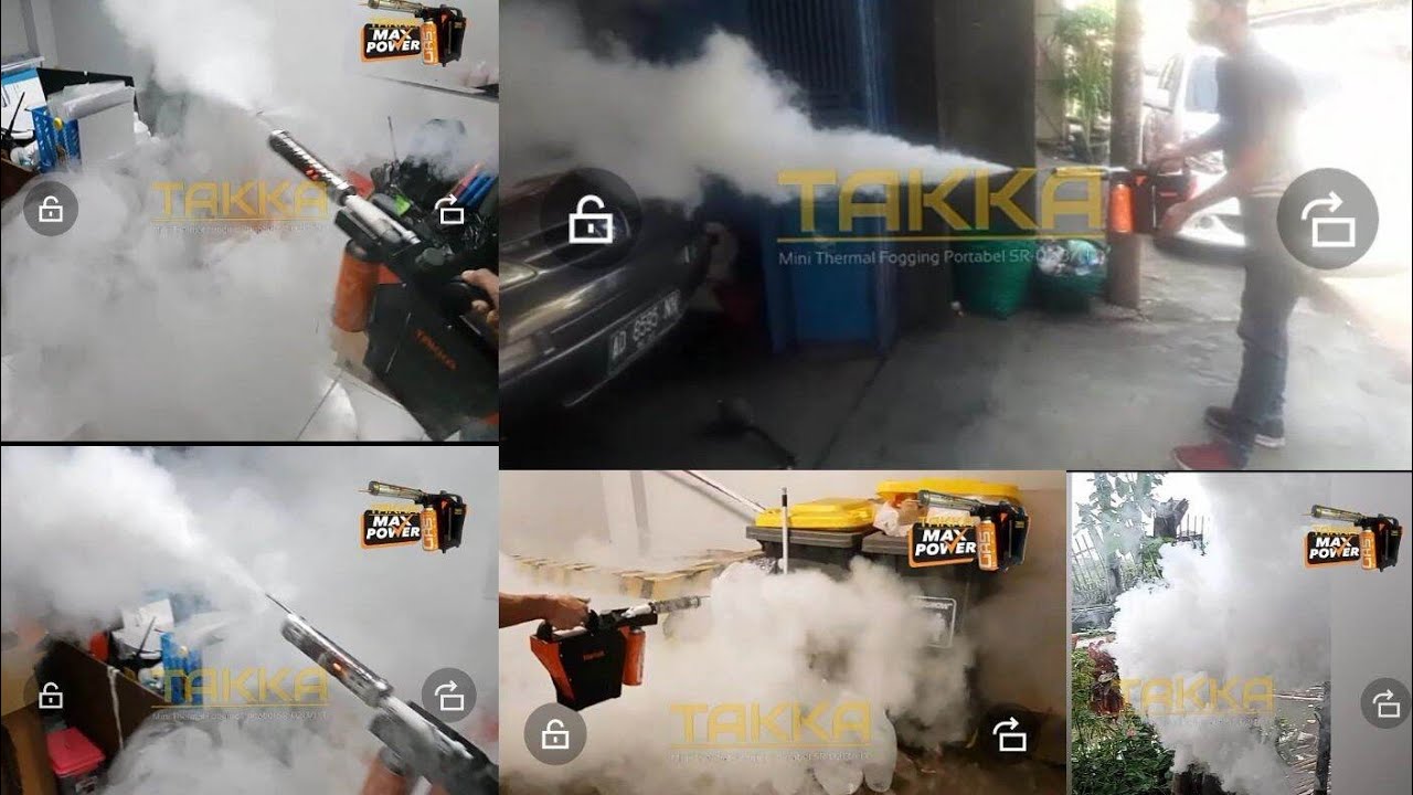 Mesin Fogging Nyamuk DBD, Fogging Asap Mini Perkebunan Fogging Disinfectant virus TAKKA MAXPOWER