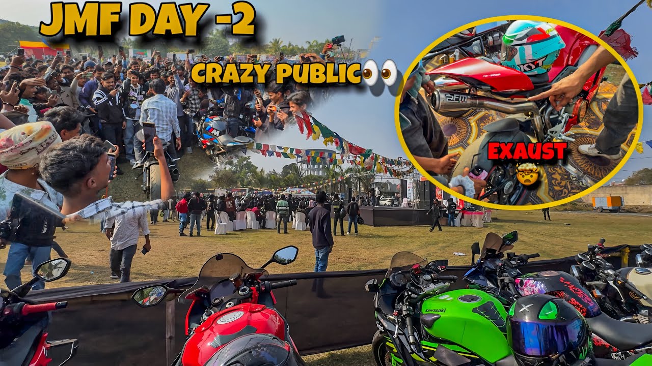 DAY - 2 JMF 2.0 DHANBAD CRAZY PUBLIC || FULL OF SUPERBIKES || DUKEY ON FIRE ||