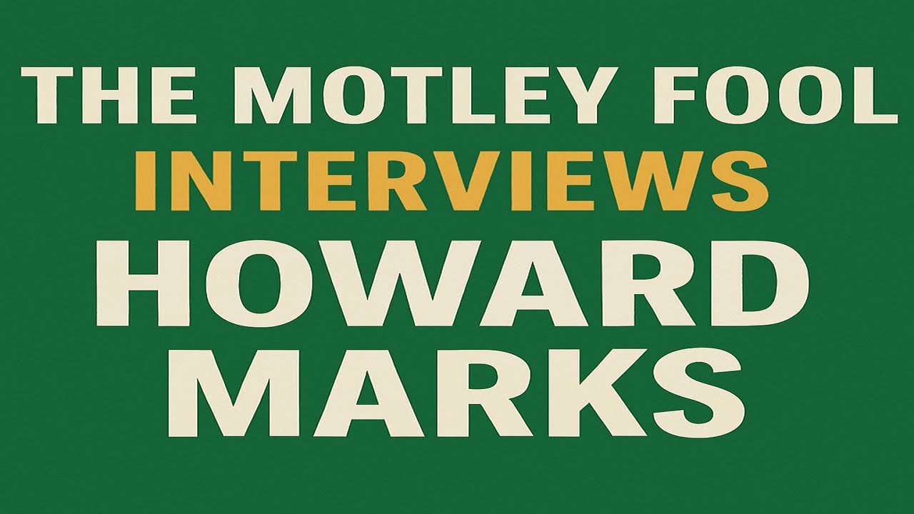 В ПРЯМОМ ЭФИРЕ: The Motley Fool берет интервью у Говарда Маркса