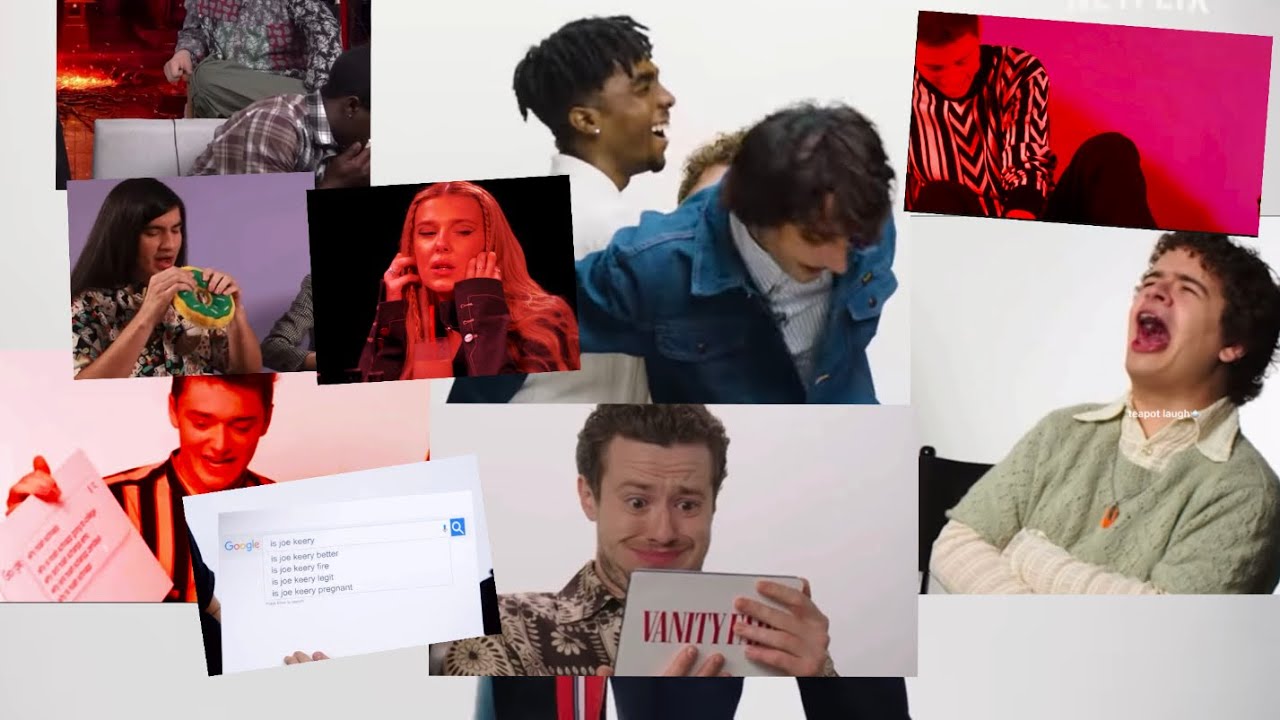 THE STRANGER THINGS CAST BEING VERY CHAOTIC, BUT ICONIC, FOR 4 MINUTES STRAIGHT|| PART ONE