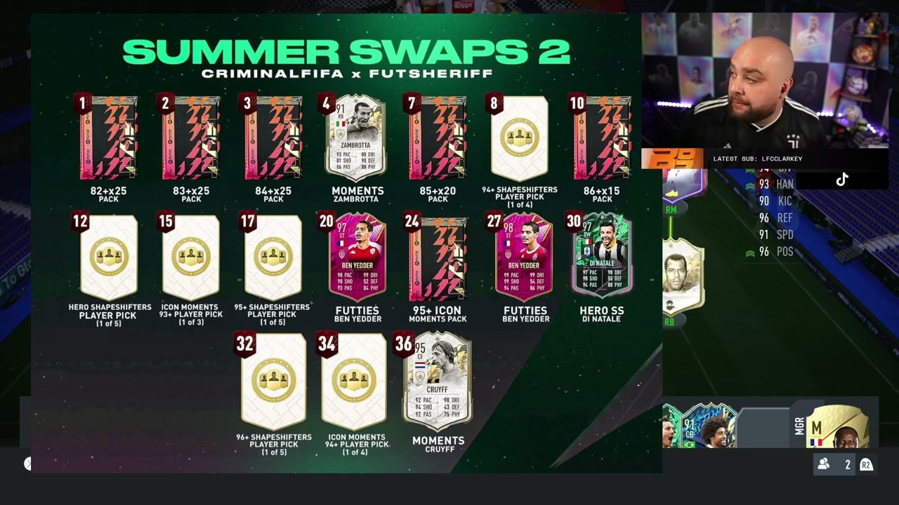 NEW Summer Swaps 2 with 98 Ben Yedder