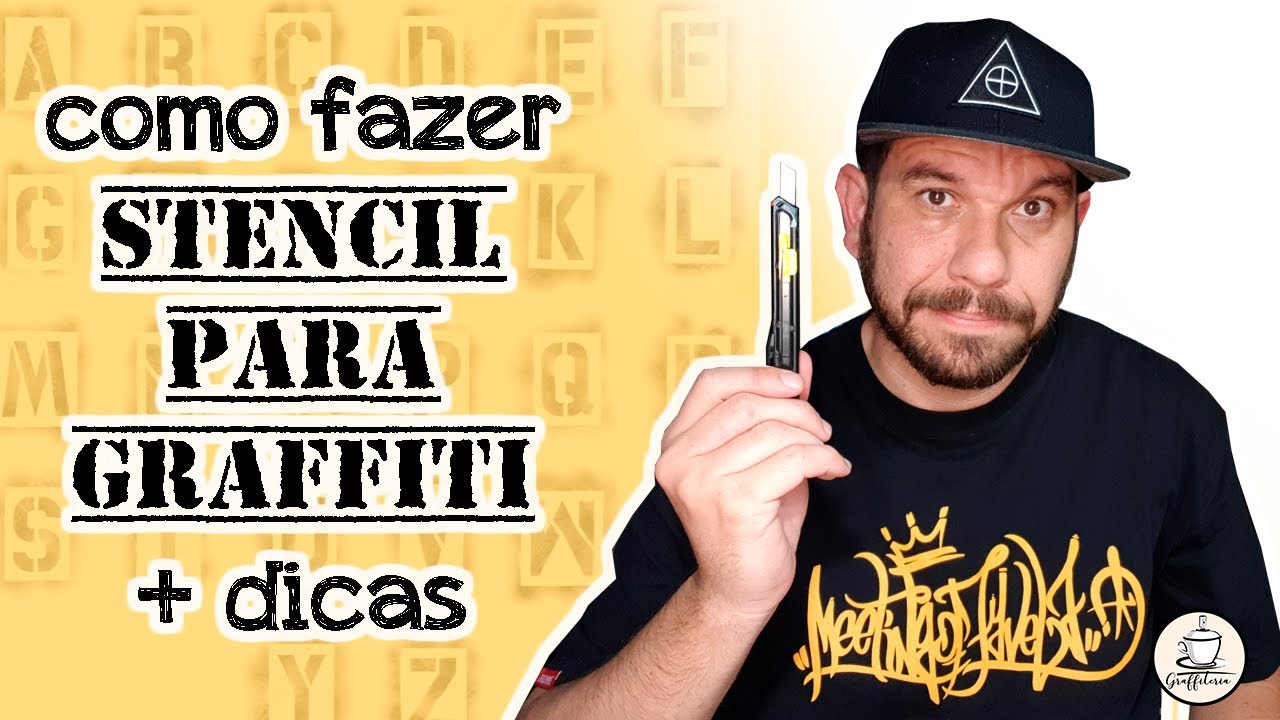 Como fazer Stencil para graffiti + algumas dicas extras