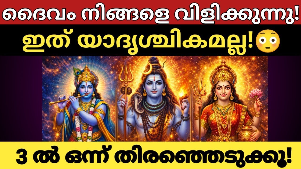 ഇന്ന് ദൈവം നിങ്ങളെ നേരിട്ട് വിളിക്കുന്നു! 🔥 3 ദേവരൂപങ്ങൾ – ആരാണ് നിങ്ങളെ കാക്കുന്നത്?|Thodukuri 