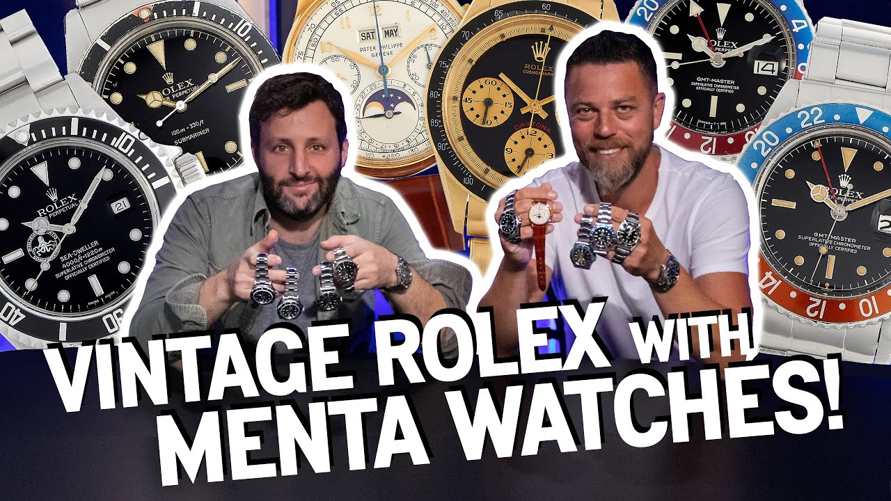 Patek 1518 Holy Grail + The Value of a Vintage Rolex l A Collaboration with Menta Watches