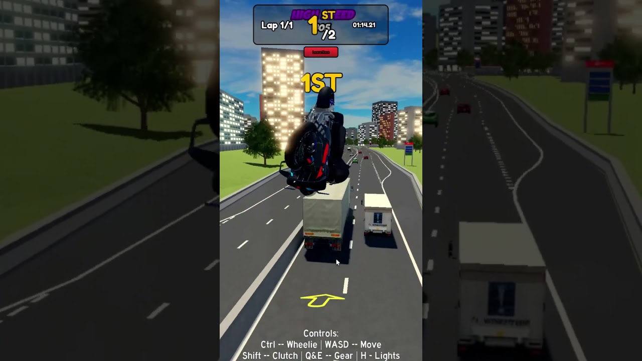 Bro cut me off and did 3 backflips 🔥#roblox  #fyp  #motorush  #memes