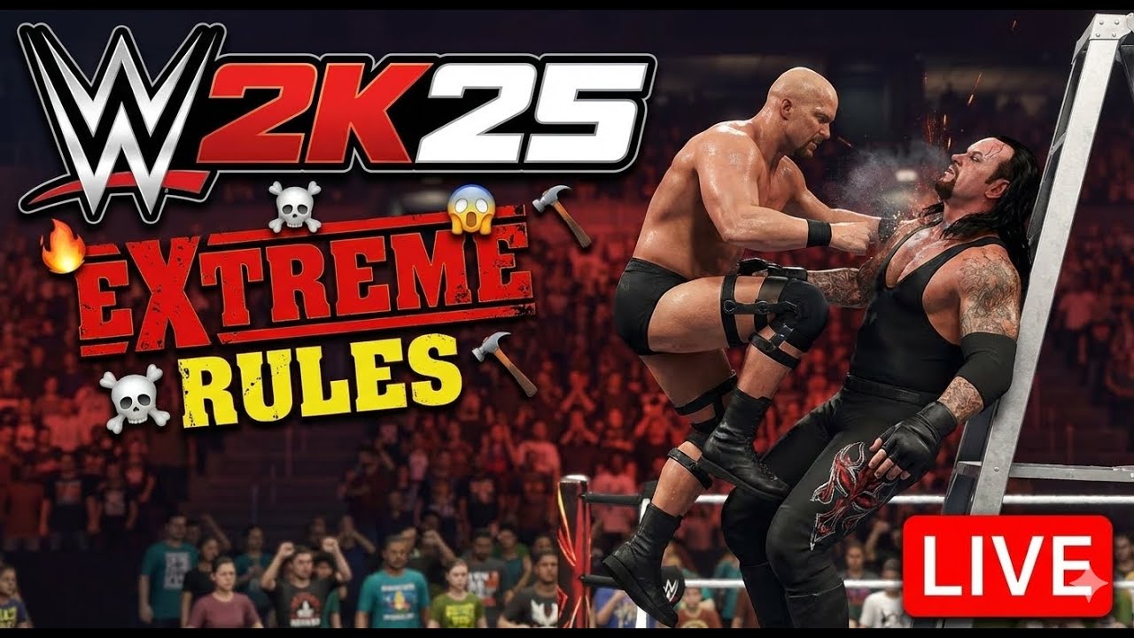 WWE 2K25 - Stone Cold vs. Undertaker - EXTREME RULES Full Match (4K 60FPS)