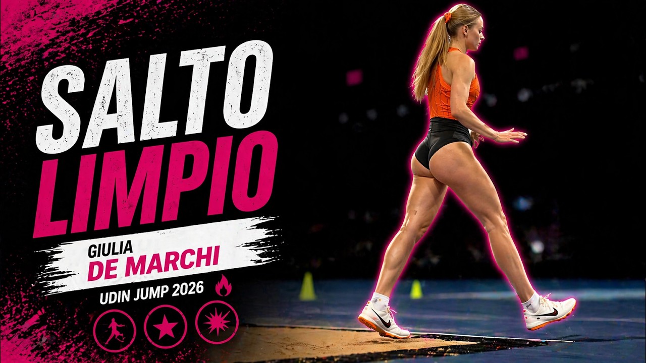 ✨ Estilo y salto en alto | Giulia De Marchi deslumbra en el Udin Jump 2026