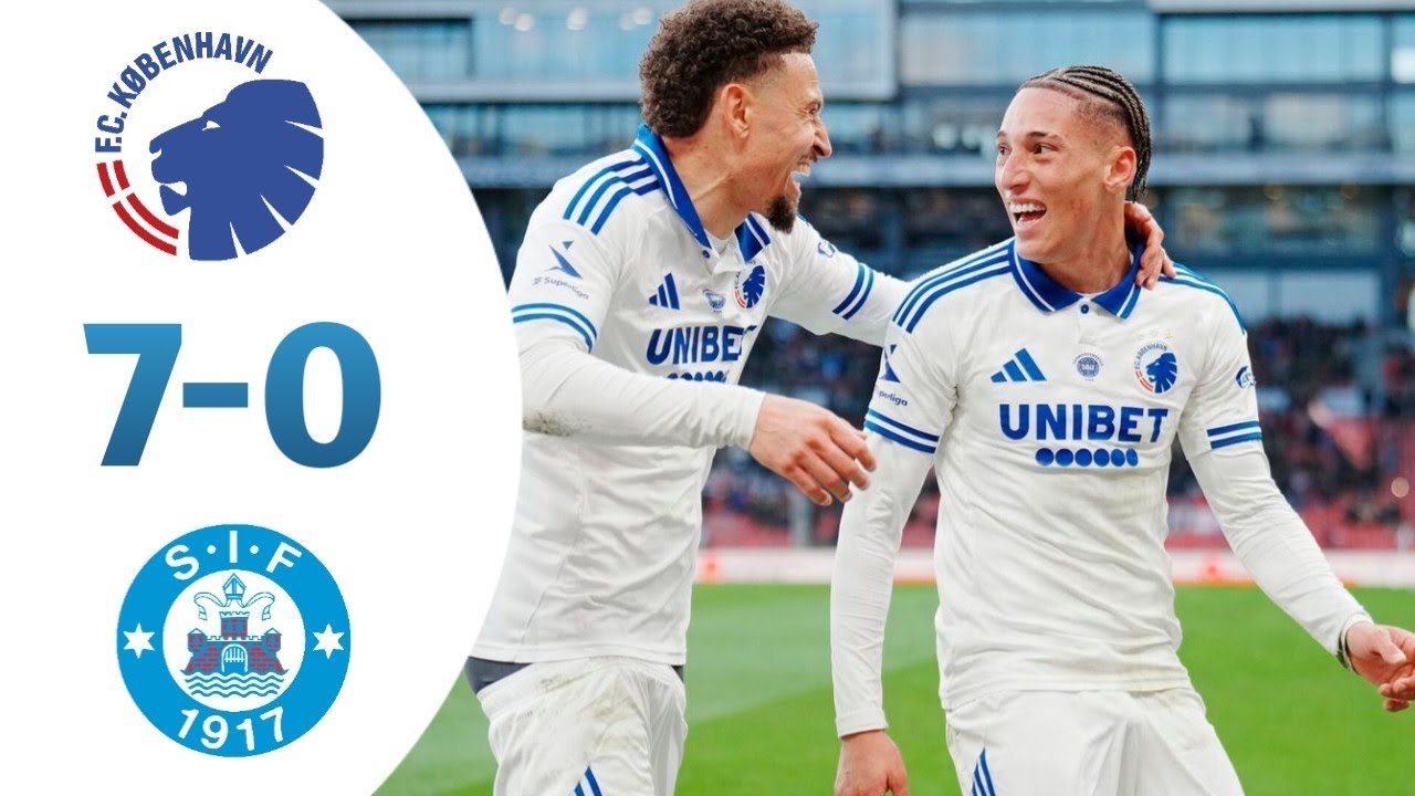 Fc Copenhagen vs Silkeborg IF 7-0 3F Superliga Highlights | Fck Silkeborg | Fck vs Silkeborg 