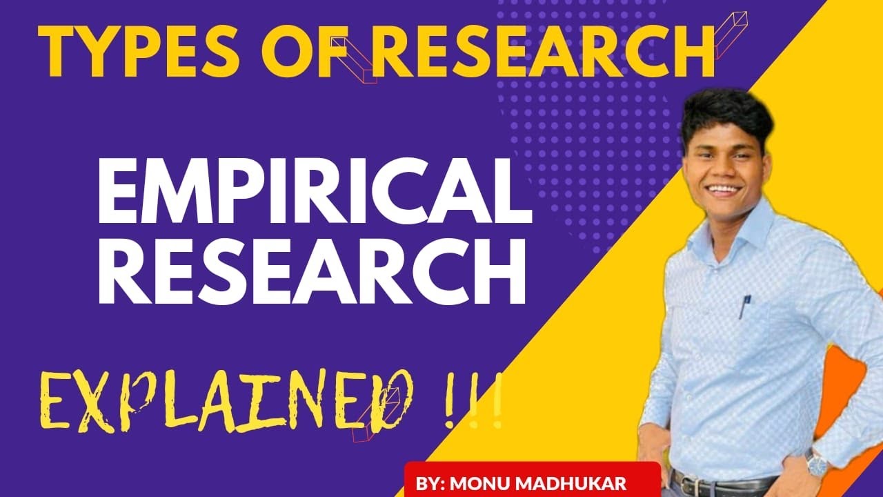 Empirical Research || Type of Research by Monu Madhukar #physicaleducation