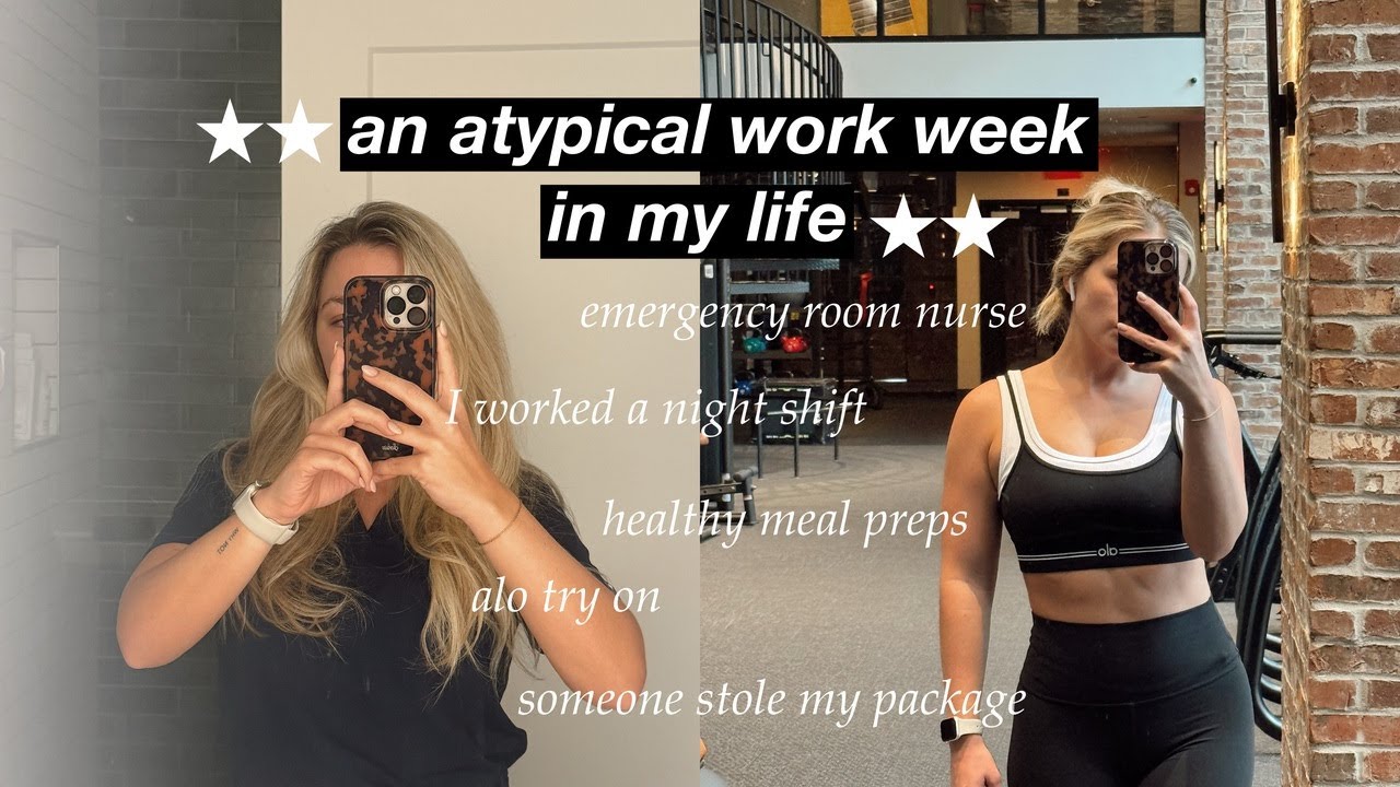 AN ATYPICAL WORK WEEK IN MY LIFE AS A REGISTERED NURSE/ working 5 days in the ER