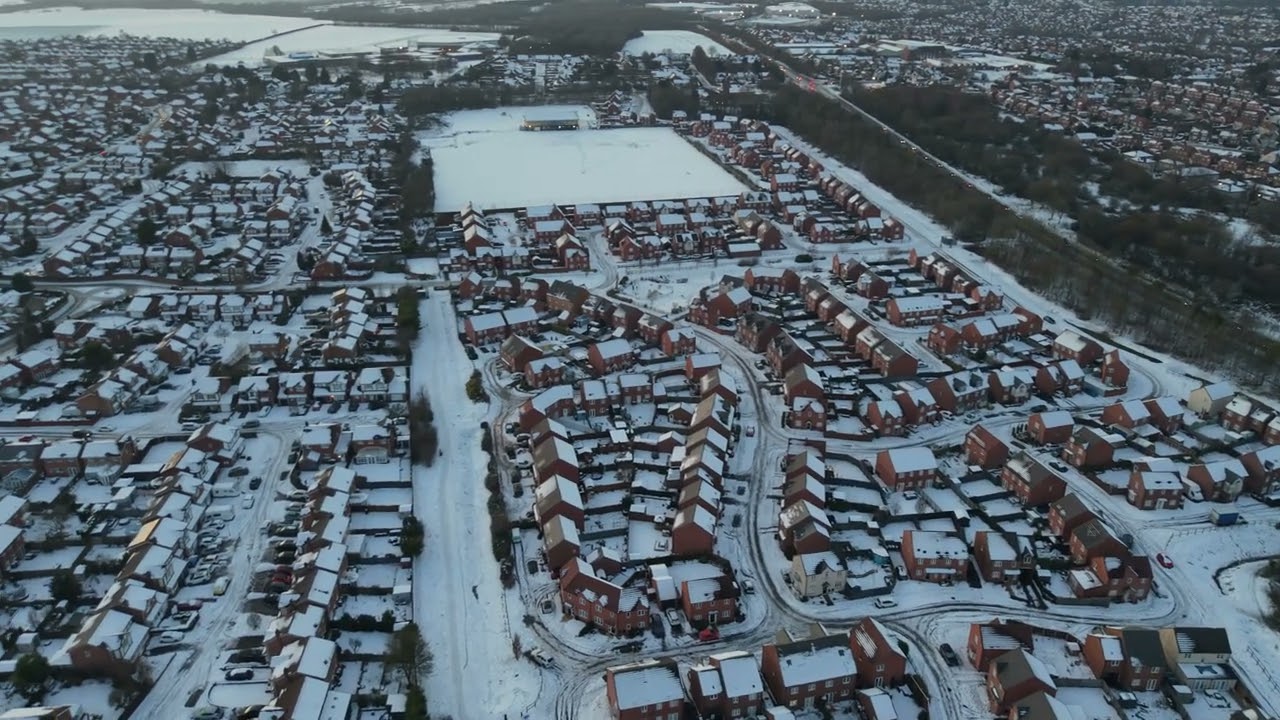 First Snow of 2026 - DJI Mini 5 Pro