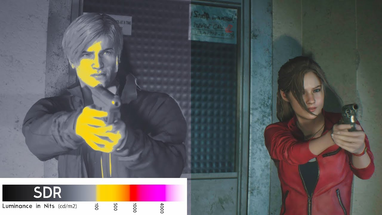 Resident Evil 2 Remake HDR Analysis: NOT BROKEN with Correct Settings