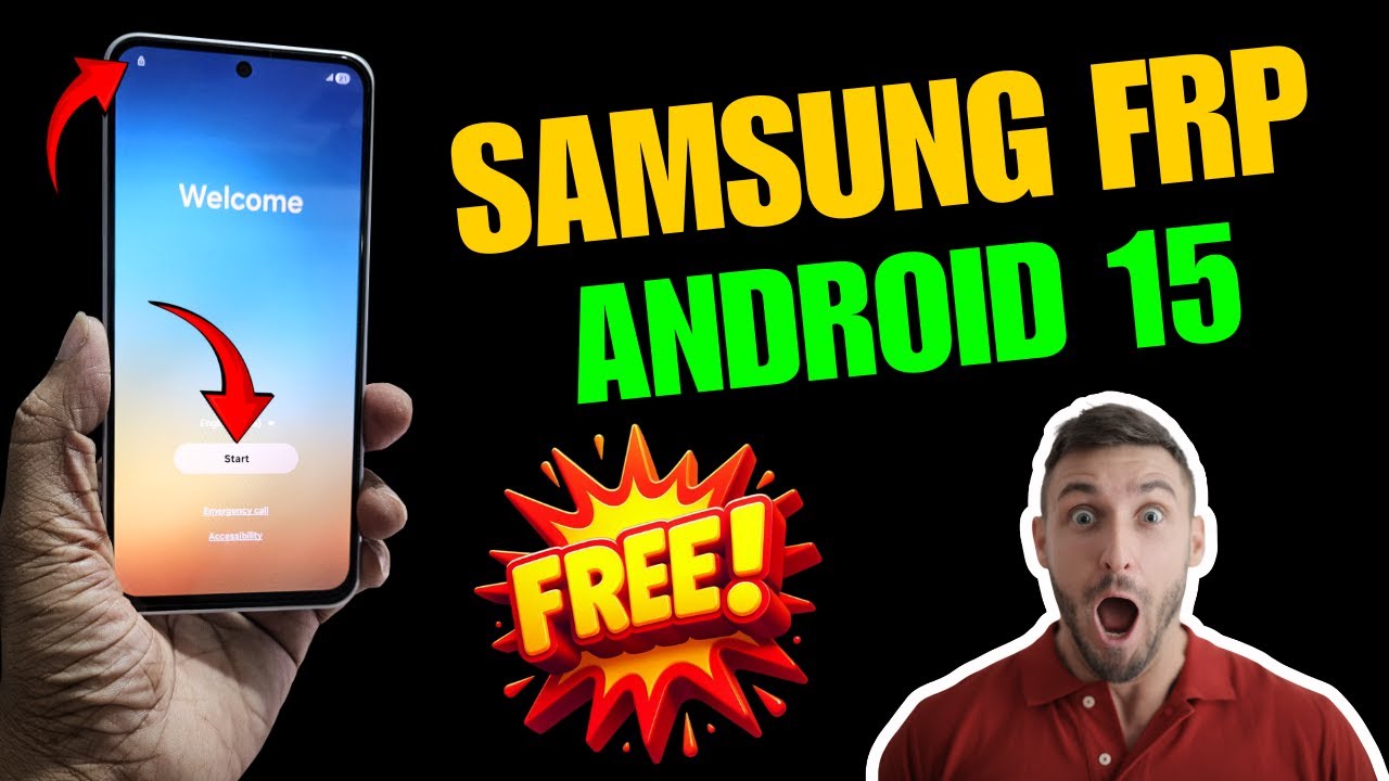Samsung Android 15 Frp Unlock - New Trick 2025 👉All Samsung Android 15 Frp Bypass Free