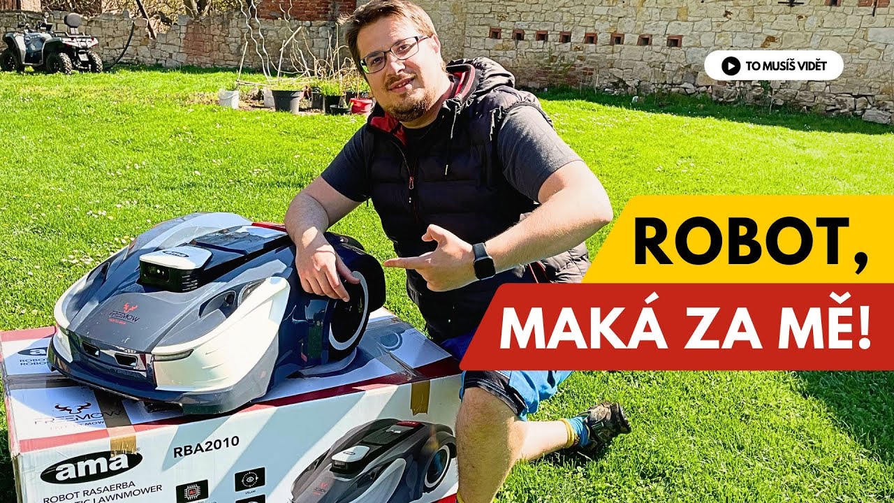 Robotická sekačka FREEMOW: Instalace a první spuštění