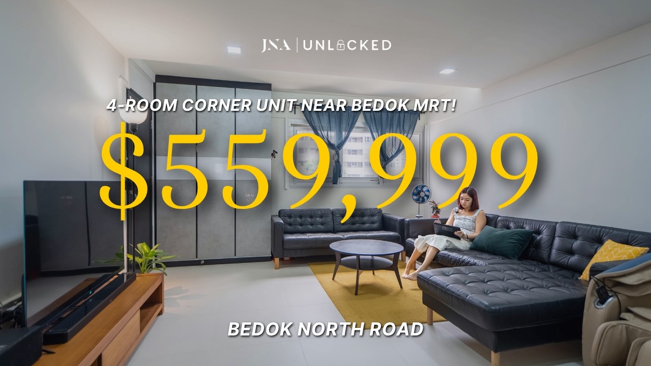 HDB в Бедоке | Редкая 4-комнатная угловая квартира на продажу | В пешей доступности до метро Бедо...