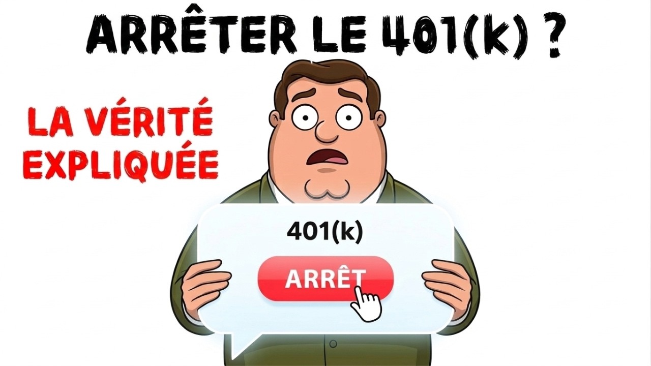 Arrêter de cotiser à votre 401k  La vérité que personne ne vous dit
