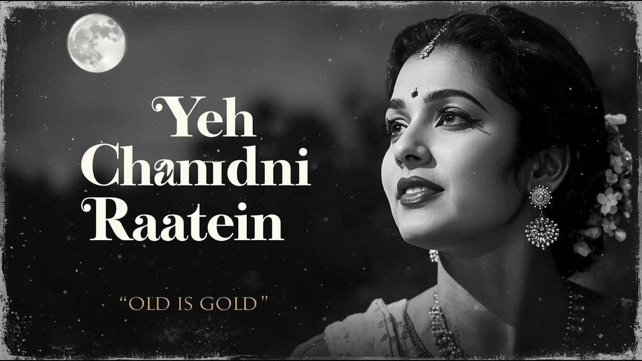 Yeh Chandni Raatein | Old Is Gold Song | Evergreen 60s Romantic Melody | Classic Bollywood Love Song